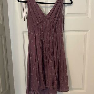 Lucky Brand Pink and Purple Sleeveless Sundress